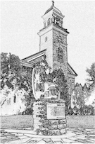 Wasatch Stake Tabernacle pencil drawing