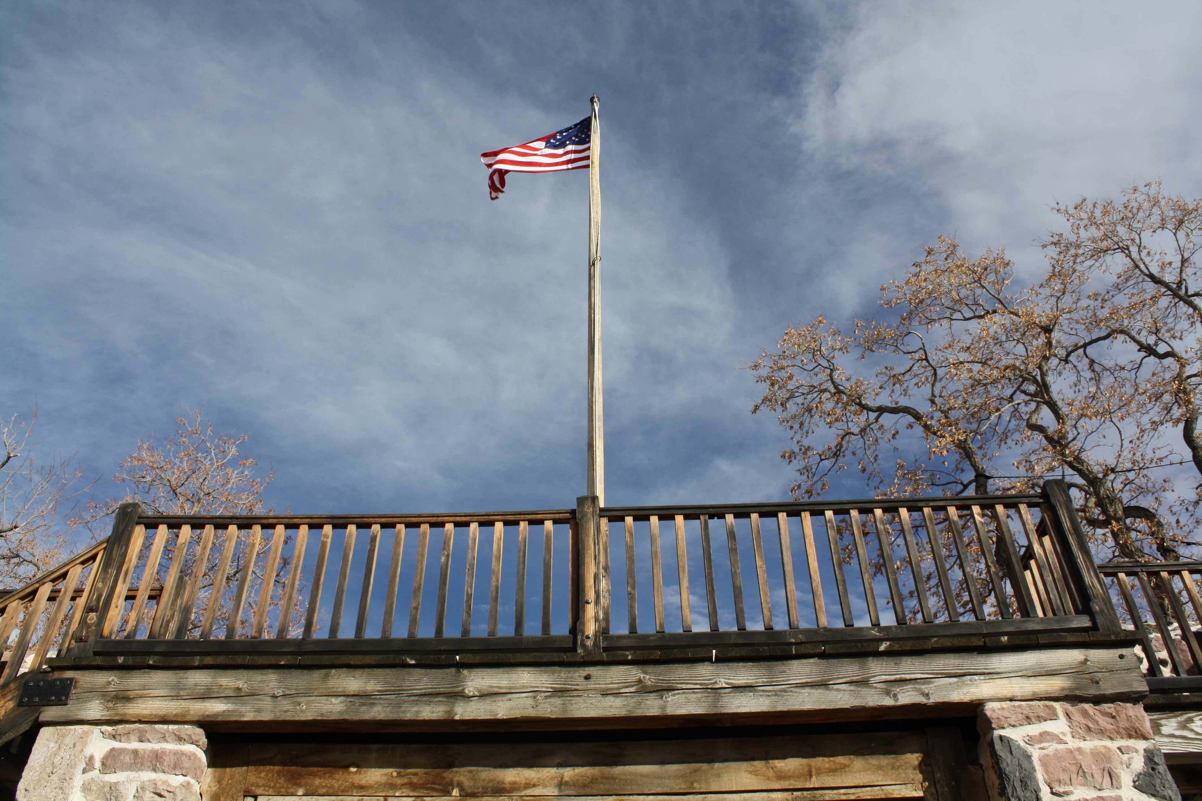 Flag on Fort